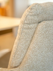 Kettler Set of 2 Cream Joey Swivel Armchairs - Image 4 of 5