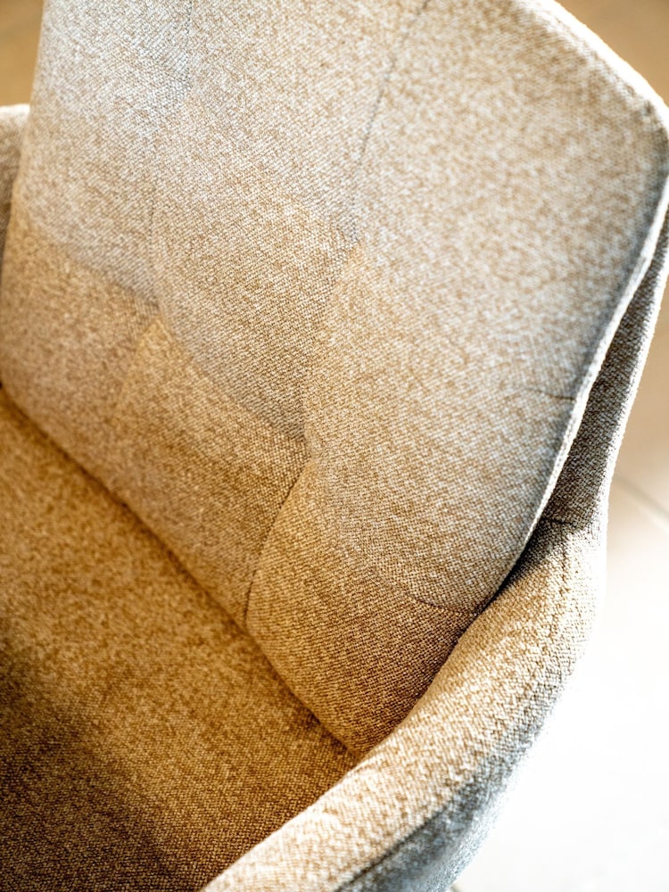 Kettler Set of 2 Cream Joey Swivel Armchairs - Image 5 of 5