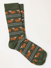 FatFace Highland Cow Sokker - Bilde 1 av 2