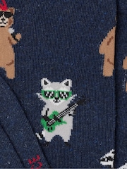 FatFace Navy Animal Band Socks - Image 2 of 2