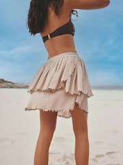 Stone Coin Trim Mini Rara Skirt - Image 4 of 5