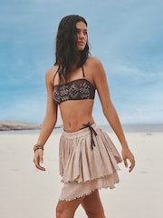Stone Coin Trim Mini Rara Skirt - Image 5 of 5
