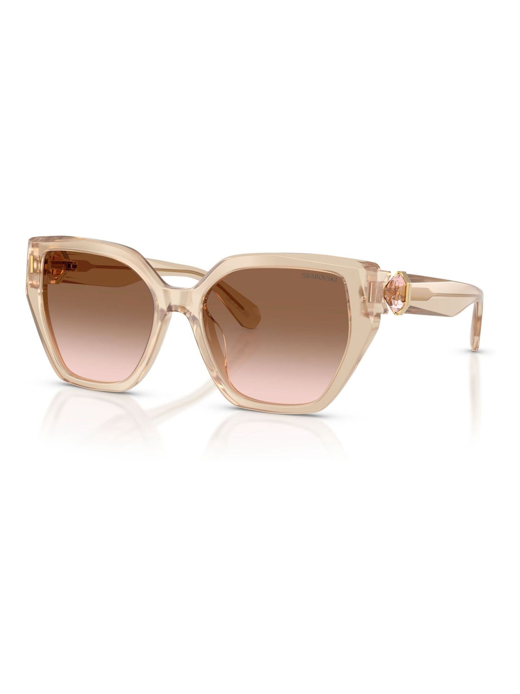 Swarovski Women's Pink 0Sk6044u Irregular Sunglasses - Image 1
