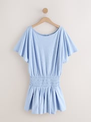 Azul - Jersey Slouchy Shoulder Mini Dress - Imagen 4 de 6