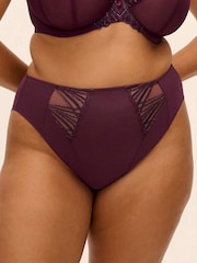 Elomi Purple Brief Reja Knickers - Image 3 of 6