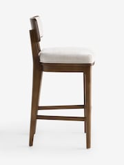 Laura Ashley Hundon Chenille Natural Barcombe Bar Stool - Image 3 of 4