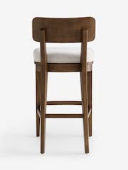 Laura Ashley Hundon Chenille Natural Barcombe Bar Stool - Image 4 of 4