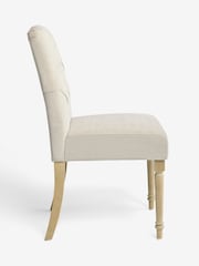 Laura Ashley Baron Chenille Hazlenut Ropsley Set of 2 Dining Chair - Image 6 of 7