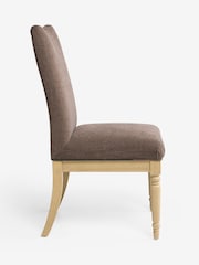 Laura Ashley Set of 2 Audra Hazlenut Sarsden Dining Chairs - Image 6 of 7