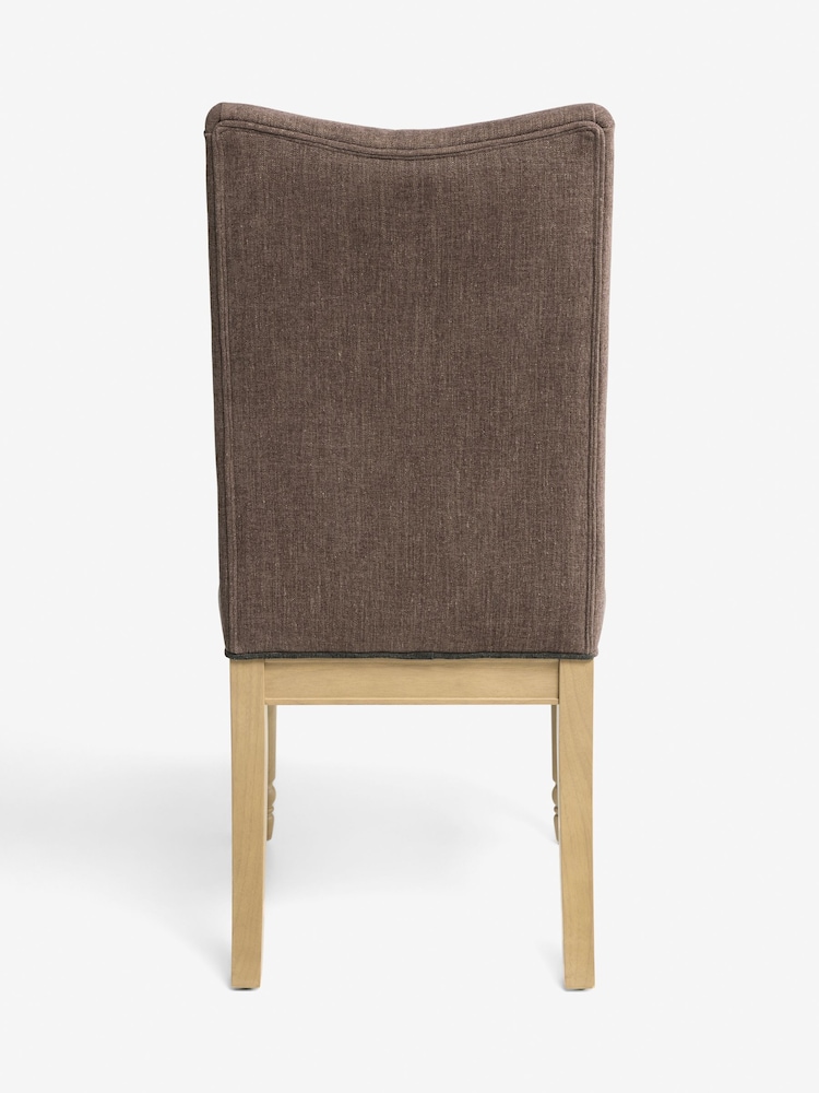 Laura Ashley Set of 2 Audra Hazlenut Sarsden Dining Chairs - Image 7 of 7