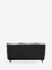 Rockett St George Zebra Woven Black  Cream Mabel Large 2 Seater Sofabed - Image 10 of 10