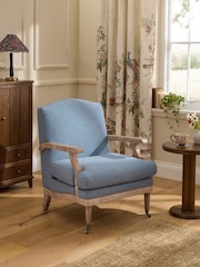 Laura Ashley Doveridge Seaspray Blue Navenby Accent Chair - Image 1 of 7