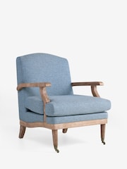 Laura Ashley Doveridge Seaspray Blue Navenby Accent Chair - Image 4 of 7