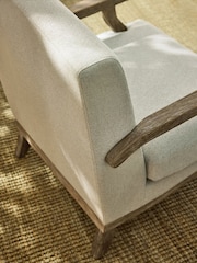 Laura Ashley Doveridge Natural Biscuit Navenby Accent Chair - Image 3 of 7