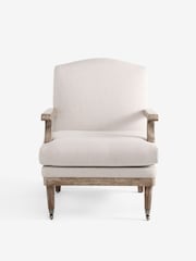 Laura Ashley Doveridge Natural Biscuit Navenby Accent Chair - Image 5 of 7