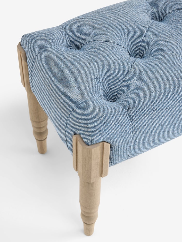 Laura Ashley Doveridge Seaspray Blue Sarsden Bench - Image 7 of 7 Laura Ashley Doveridge Seaspray Blue Sarsden Bench - Image 7 of 7