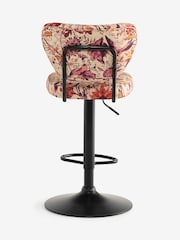 Rockett St George Pink and Burgundy Charleston Garden Perfect Adjustable Height Bar Stool - Image 10 of 10