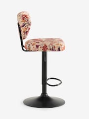 Rockett St George Pink and Burgundy Charleston Garden Perfect Adjustable Height Bar Stool - Image 9 of 10