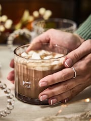 Dibor Set of 4 Clear Ribbed Glass Mug - Image 6 of 6