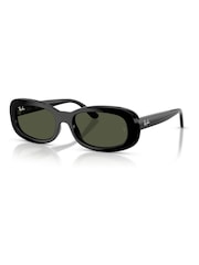 Ray Ban 0Rb2221 Oval Black Sunglasses - Billede 1 af 5