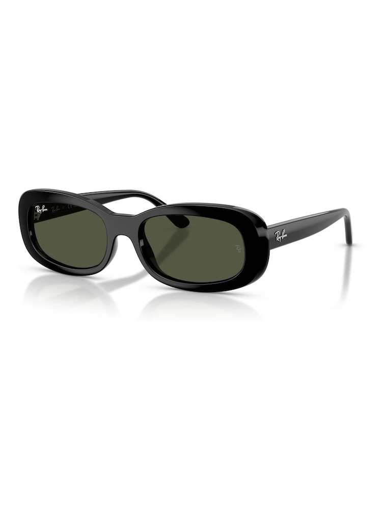 Ray Ban 0Rb2221 Oval Black Sunglasses - Billede 1 af 5
