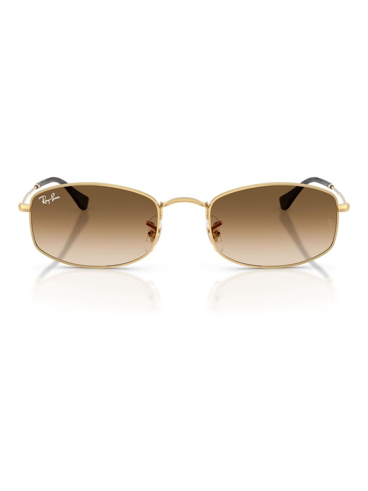 Ray-Ban Gold 0Rb3832 Irregular Sunglasses - Image 1 of 5 Ray-Ban Gold 0Rb3832 Irregular Sunglasses - Image 1 of 5