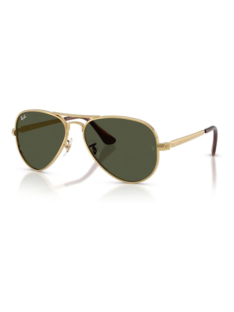 Ray-Ban Gold Aviator Max Pilot Sunglasses - Image 1 of 5 Ray-Ban Gold Aviator Max Pilot Sunglasses - Image 1 of 5