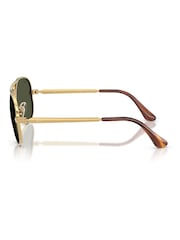 Ray-Ban Gold Aviator Max Pilot Sunglasses - Image 2 of 5
