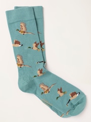 FatFace Green Geese Socks - Image 1 of 2