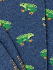 FatFace Navy Frog Socks - Image 2 of 2