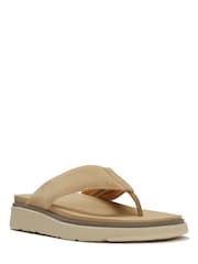 FitFlop Cream Gen-FF Suede Flip-Flops - Image 4 of 5
