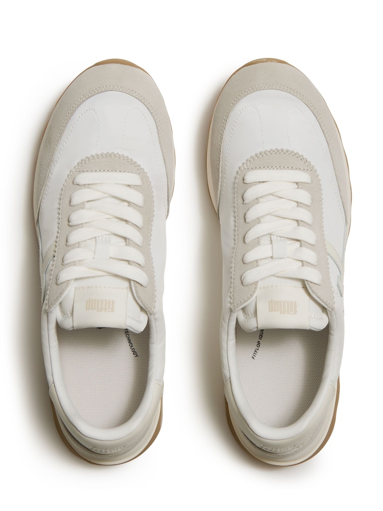 Bela - FitFlop Retro-Q FF Fabric/Suede Trainers - Slika 2 iz 3