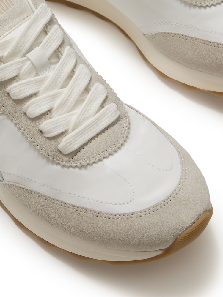 Bela - FitFlop Retro-Q FF Fabric/Suede Trainers - Slika 3 iz 3