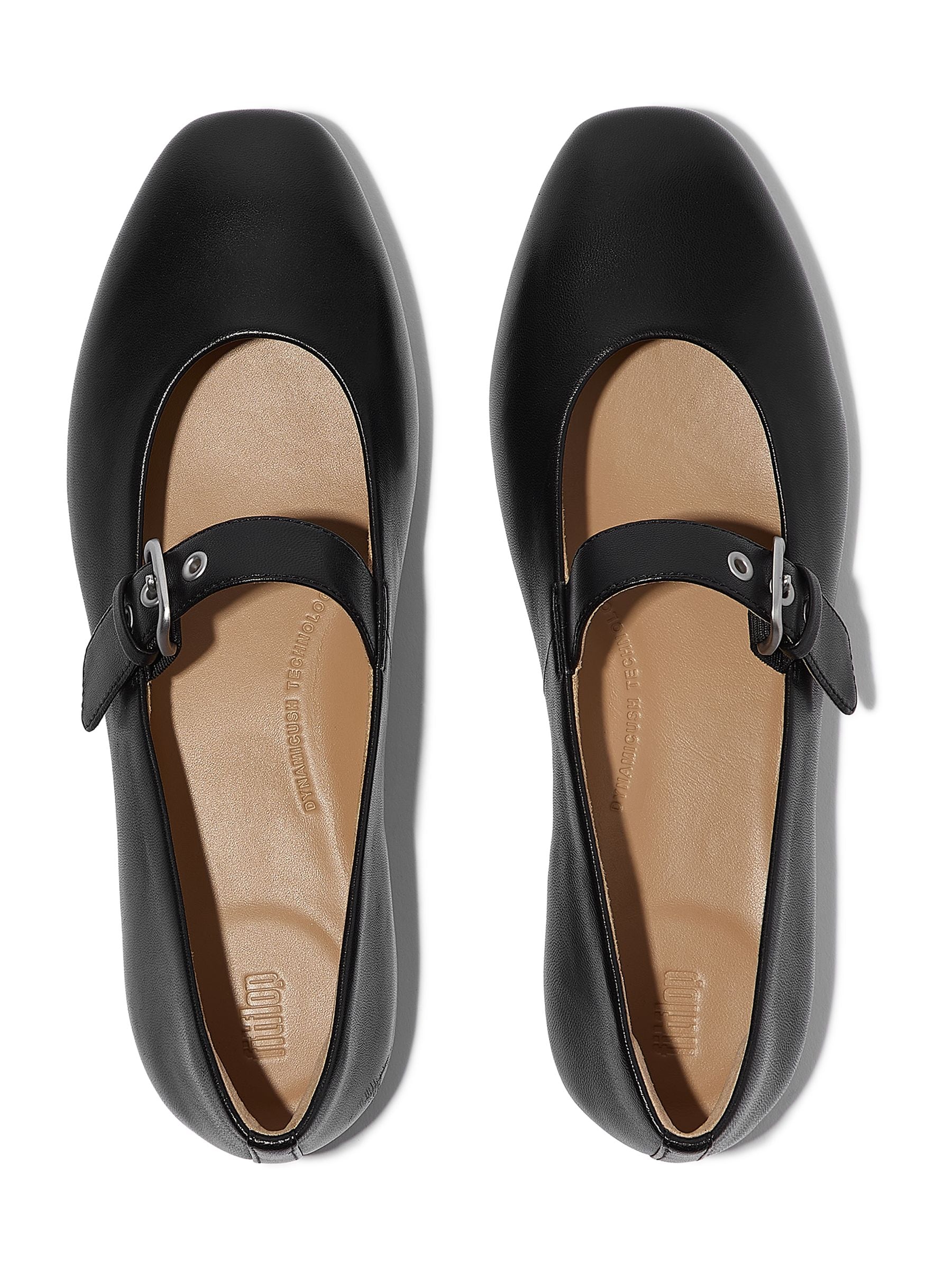 Buy FitFlop Black Delicato Leather Mary Jane Shoes from Next South