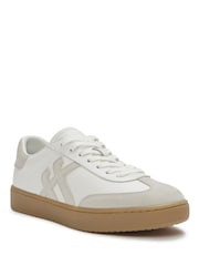 FitFlop The Dash T-Toe Leather/Suede Sneakers - صورة 1 من 3