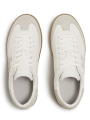 FitFlop White The Dash T-Toe Suede Trainers - Image 4 of 5