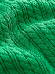 Green Cable V-Neck Vest - Image 2 of 3