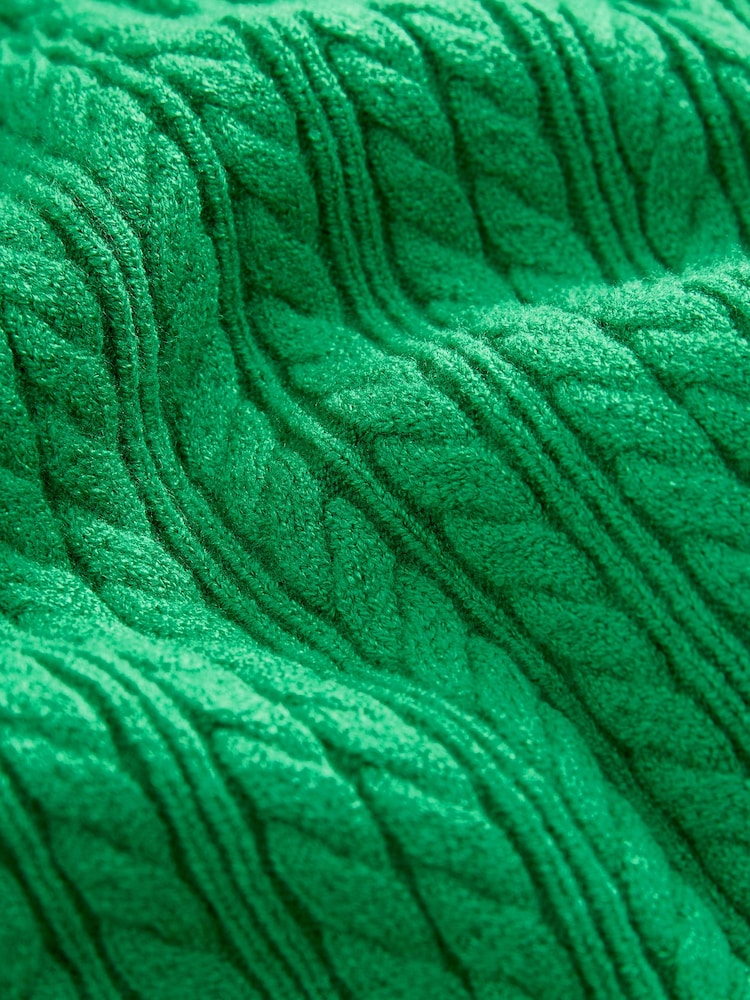 Green Cable V-Neck Vest - Image 2 of 3