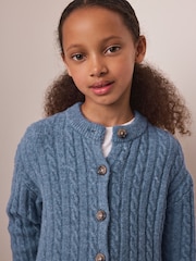 Blue Cable Cardigan (3-16yrs) - Image 2 of 7