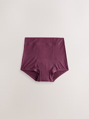 Grey/Purple Short Medium Flow Period Ultimate Comfort Knickers 2 Pack - Image 6 of 8