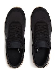 črna - FitFlop Retro-Q FF Fabric/Suede Trainers - Slika 3 iz 4