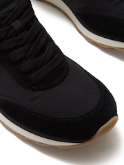 črna - FitFlop Retro-Q FF Fabric/Suede Trainers - Slika 4 iz 4