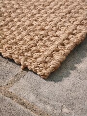 Cox & Cox Natural Textured Jute Double Doormat - Image 4 of 4