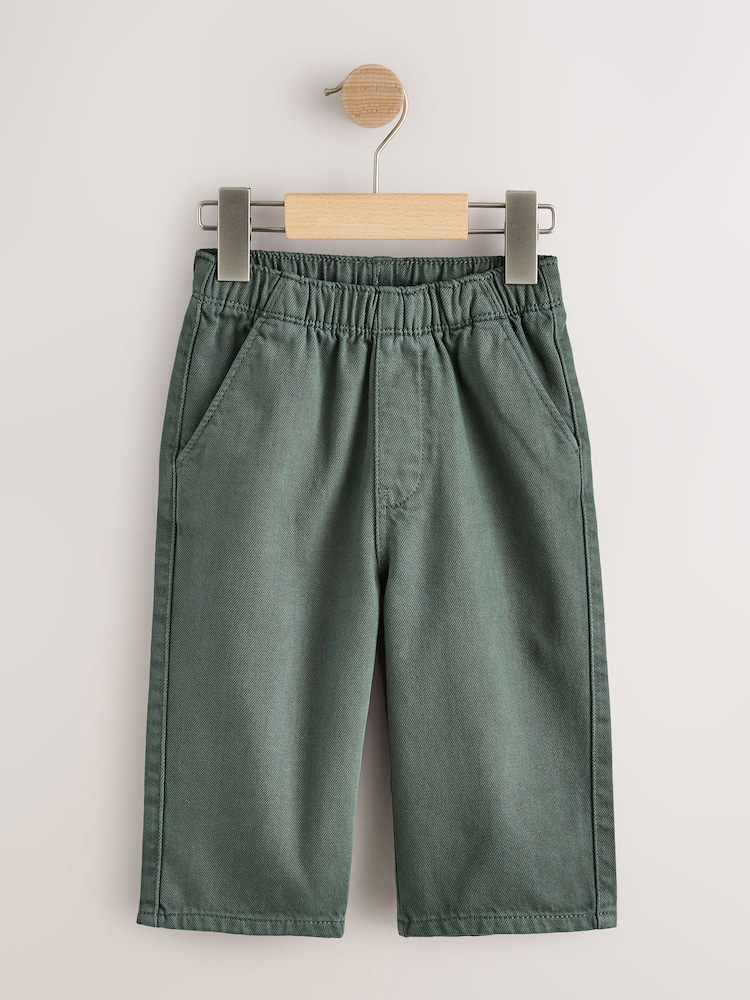 Dark Green Pull On Wide Trousers (3mths-7yrs) - Image 1 of 4 Dark Green Pull On Wide Trousers (3mths-7yrs) - Image 1 of 4