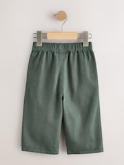 Dark Green Pull On Wide Trousers (3mths-7yrs) - Image 2 of 4