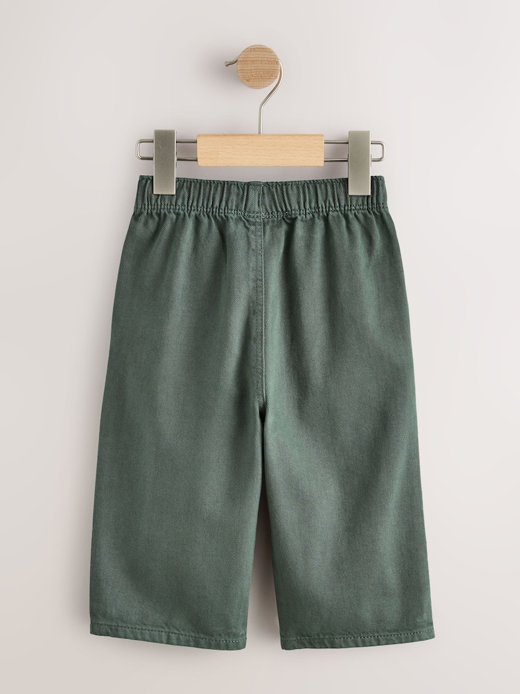 Dark Green Pull On Wide Trousers (3mths-7yrs) - Image 2 of 4 Dark Green Pull On Wide Trousers (3mths-7yrs) - Image 2 of 4
