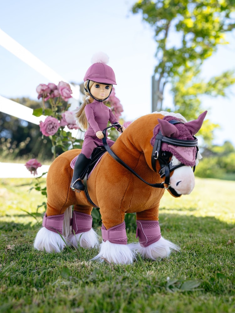 LeMieux Pink Toy Pony Fly Hood Mallow - Image 1 of 2 LeMieux Pink Toy Pony Fly Hood Mallow - Image 1 of 2