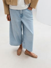 Sand Forever Comfort® Suede Peeptoe Flats - Image 4 of 8