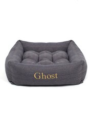 Lords and Labradors Oxford Herringbone Tweed Box Dog Bed - Image 2 of 3