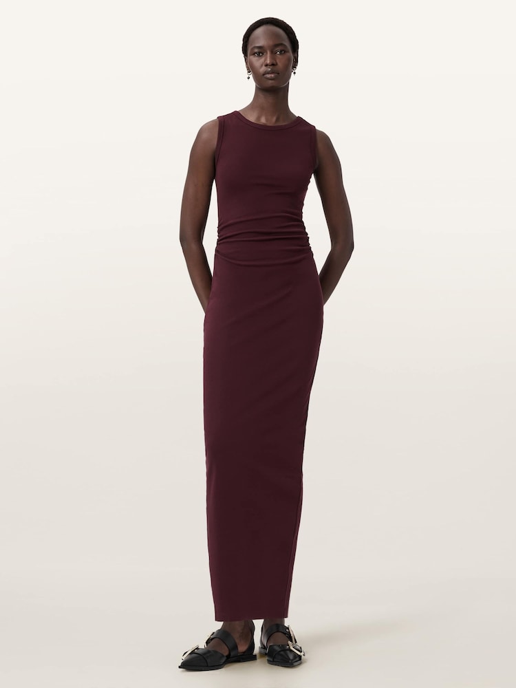 AllSaints Red Katarina Dress - Image 1 of 6 AllSaints Red Katarina Dress - Image 1 of 6